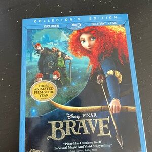 Disney Brave Blu-ray DVD - Blue and Red